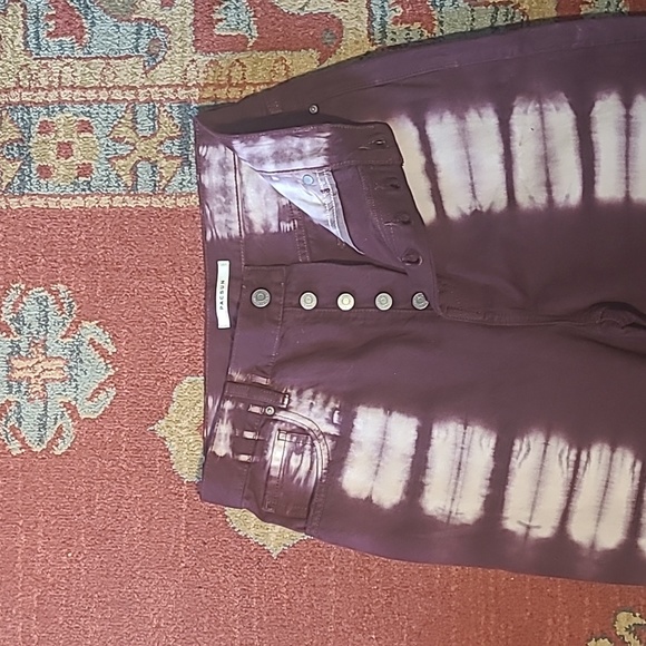 NWOT PACSUN TIE DYE HIGH WAIST JEANS - Picture 6 of 8
